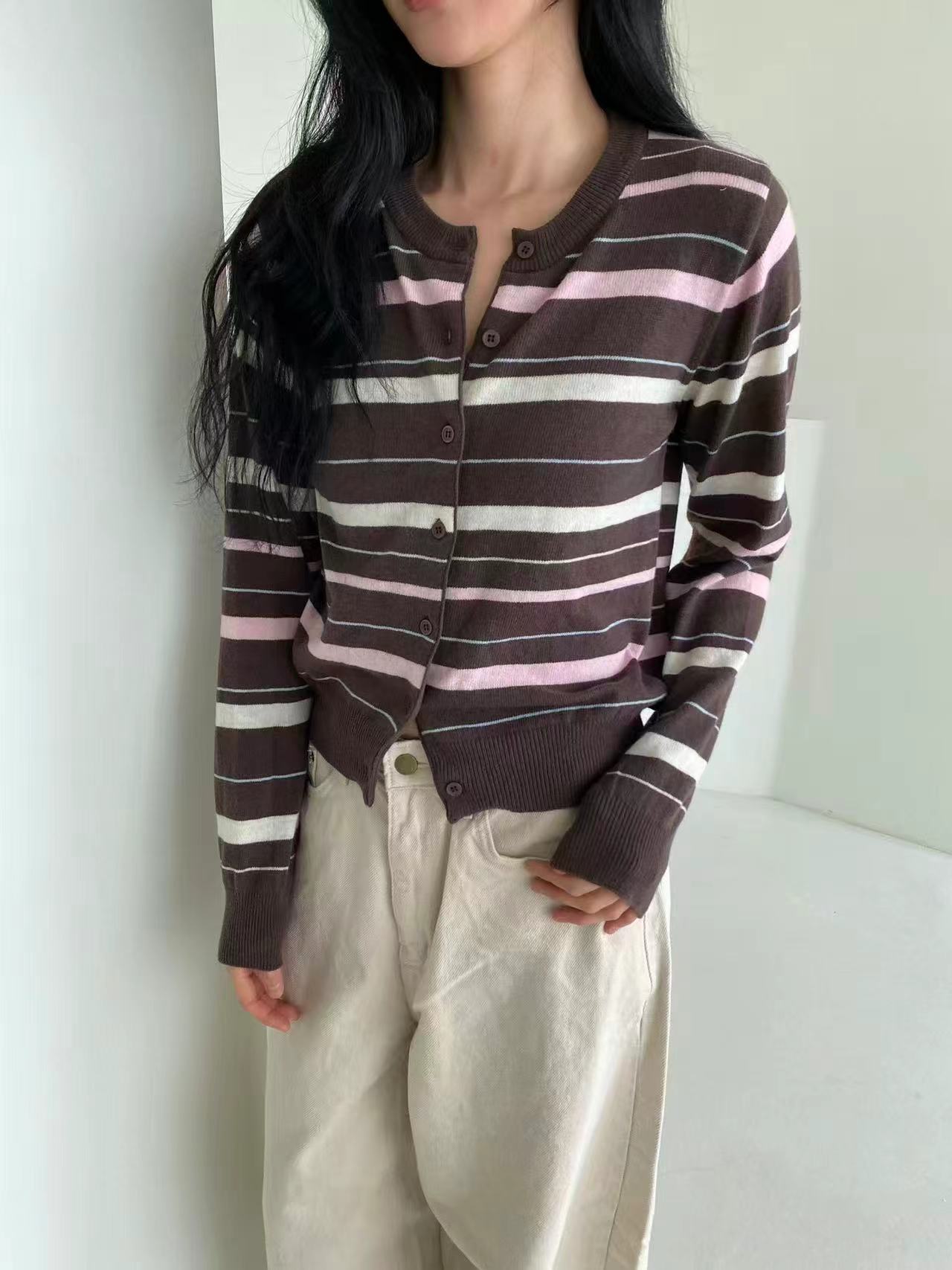 POESIE東大門㊣直郵女裝新品時尚熱賣25秋冬真品人氣針織衫POESIE針織衫