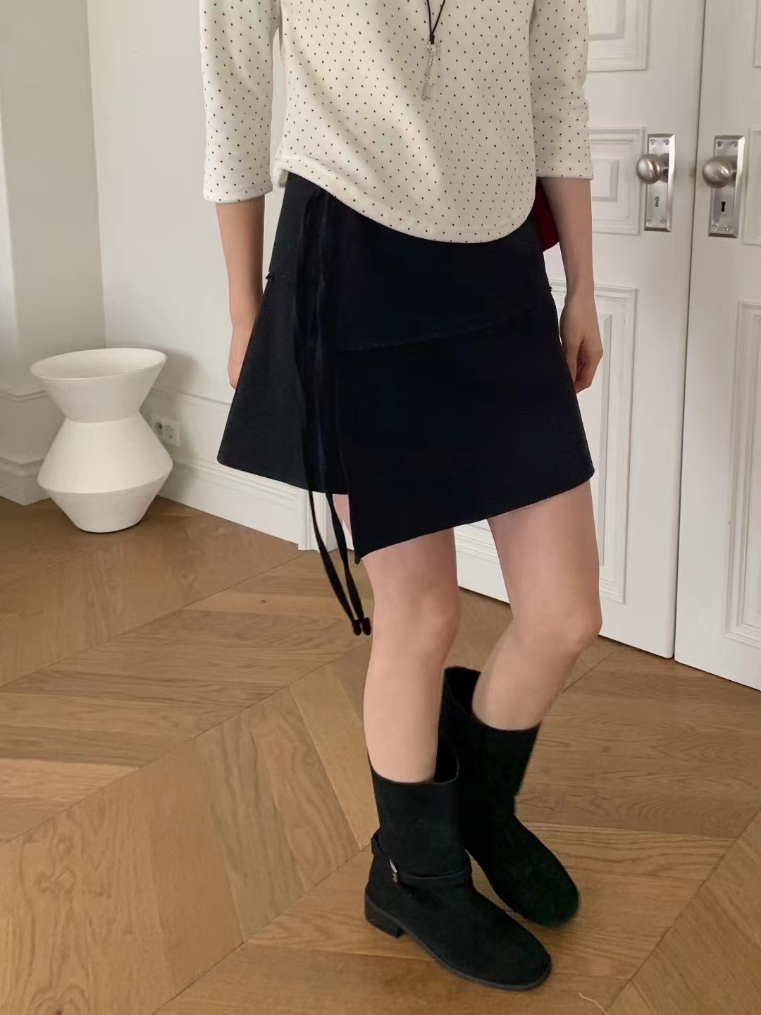 OUIR韓國直郵㊣女裝新款真品休閑人氣熱賣推薦職業時尚短裙OUIR短裙