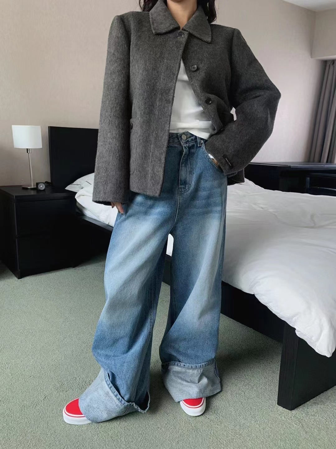 FORMAL東大門㊣代購女裝新品25秋冬人氣熱賣休閑夾克手工制作FORMAL夾克