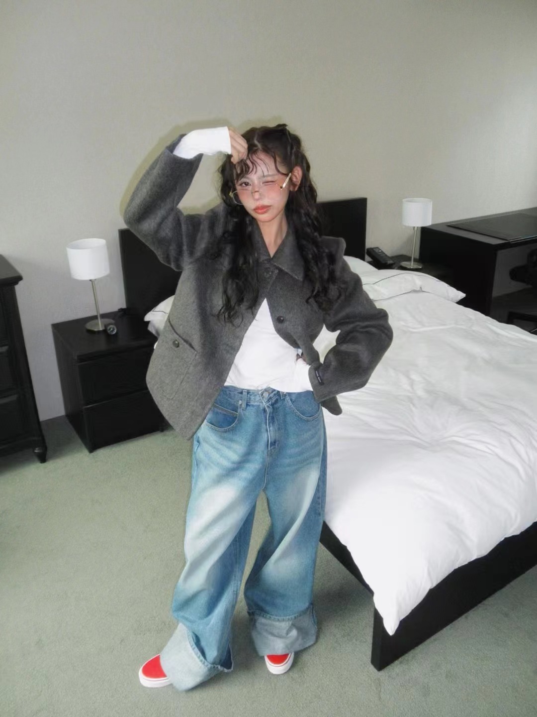 FORMAL東大門㊣代購女裝新品25秋冬人氣熱賣休閑夾克手工制作FORMAL夾克