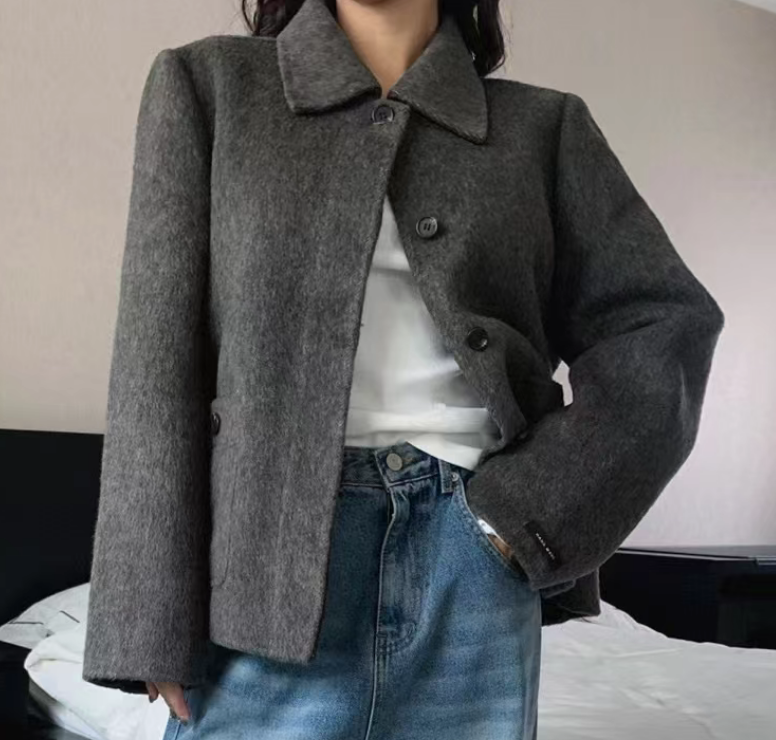 FORMAL東大門㊣代購女裝新品25秋冬人氣熱賣休閑夾克手工制作FORMAL夾克圖色2