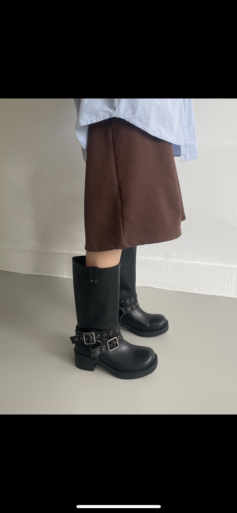 OPPA韓國直郵㊣女士新品熱賣職業人氣推薦25秋冬休閑時尚靴子OPPA靴子