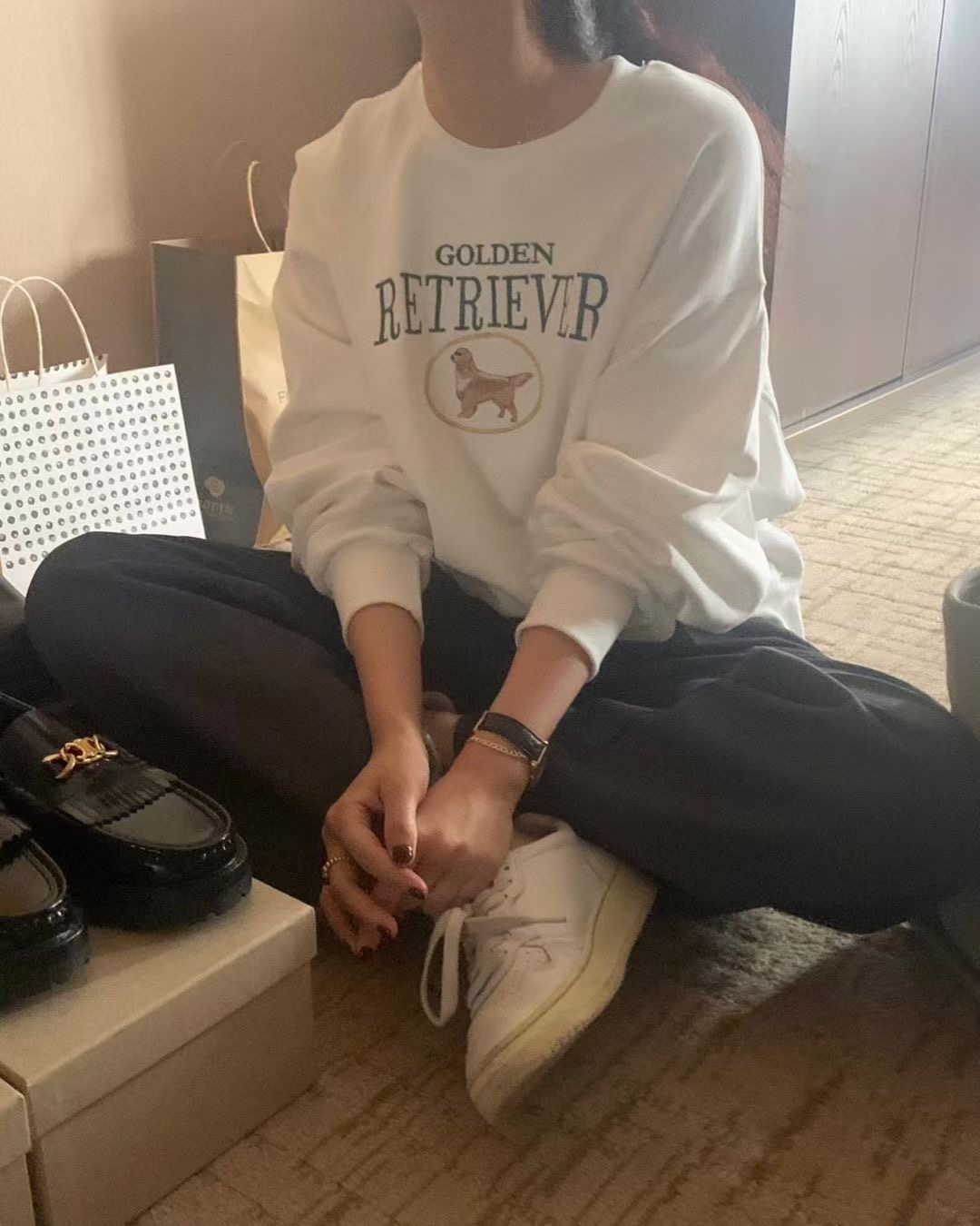 FREELOVE東大門㊣實拍女裝新品人氣時尚25秋冬推薦熱賣衛衣FREELOVE衛衣圖色1