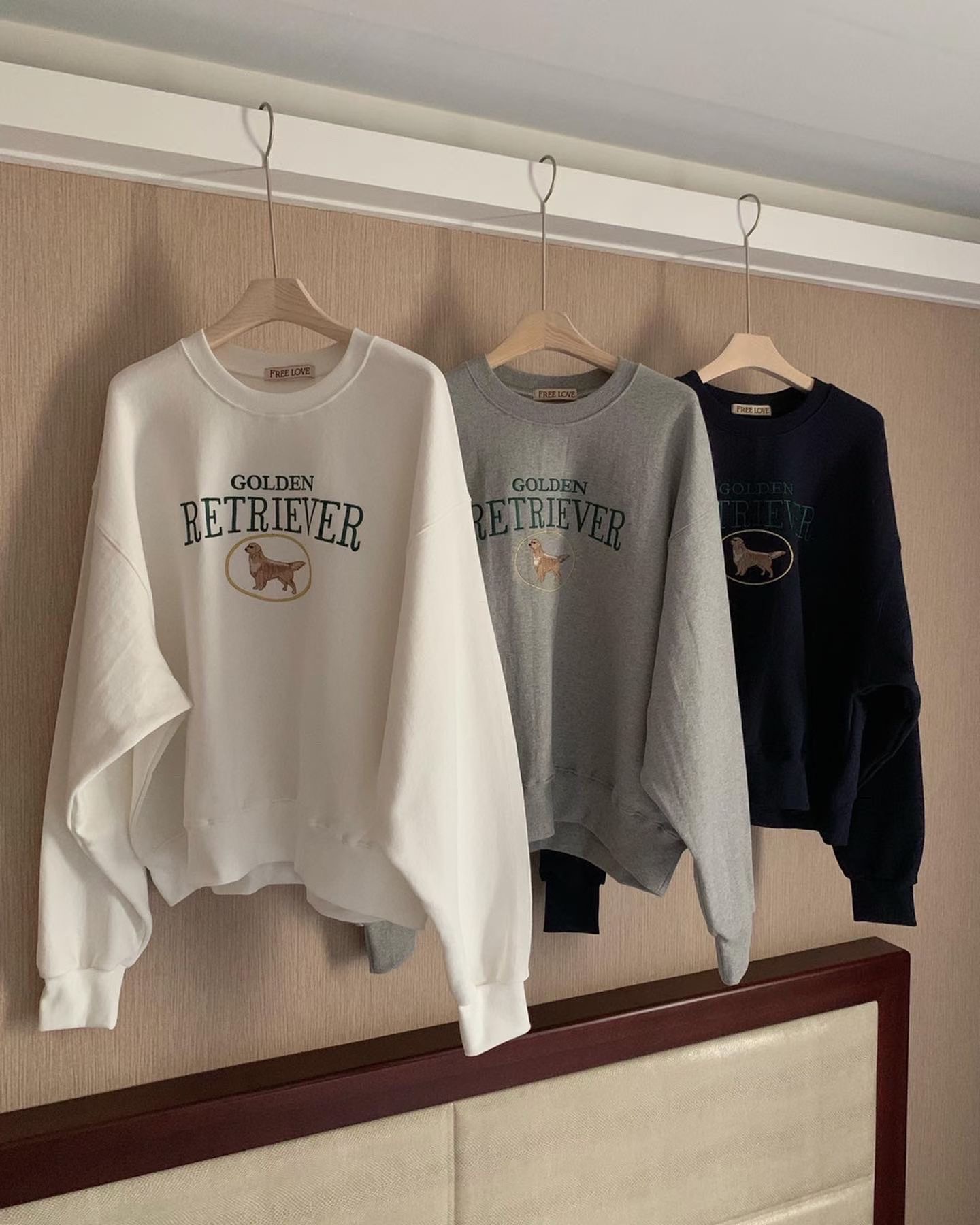 FREELOVE東大門㊣實拍女裝新品人氣時尚25秋冬推薦熱賣衛衣FREELOVE衛衣圖色2左二色