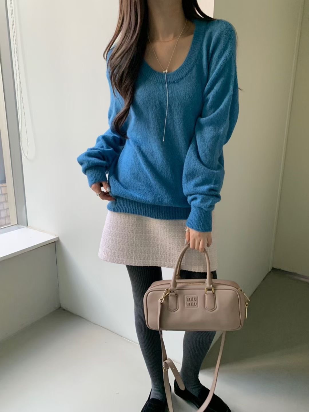 FREELOVE東大門㊣代購女裝新品推薦熱賣人氣25秋冬針織衫馬海毛FREELOVE針織衫