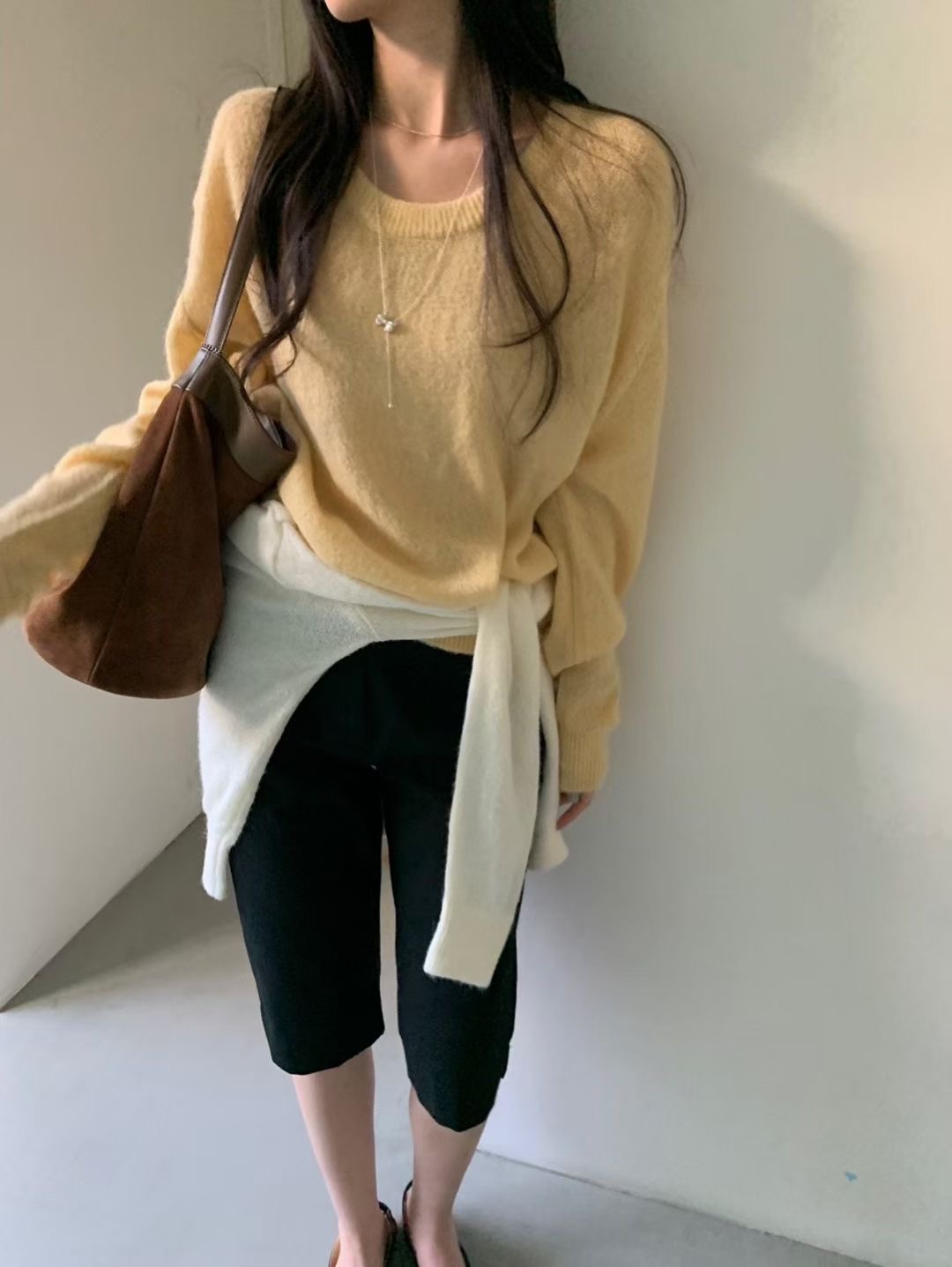 FREELOVE東大門㊣代購女裝新品推薦熱賣人氣25秋冬針織衫馬海毛FREELOVE針織衫