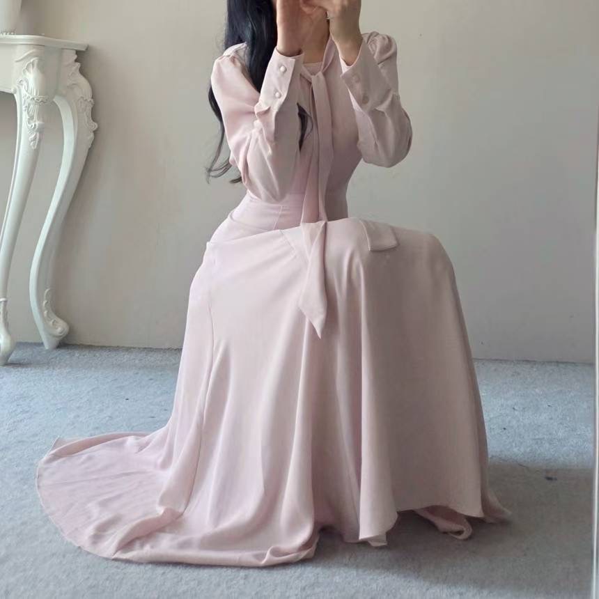 EEYOU東大門㊣直郵女士新品人氣25秋冬時尚熱賣真品推薦連衣裙EEYOU連衣裙