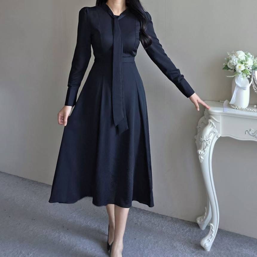 EEYOU東大門㊣直郵女士新品人氣25秋冬時尚熱賣真品推薦連衣裙EEYOU連衣裙圖色2