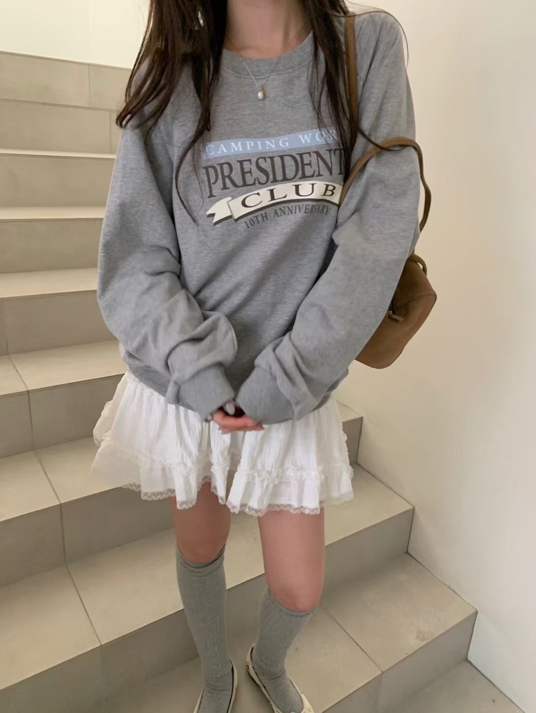 FREELOVE韓國代購㊣女裝新款休閑25秋冬推薦熱賣時尚真品衛衣FREELOVE衛衣圖色1