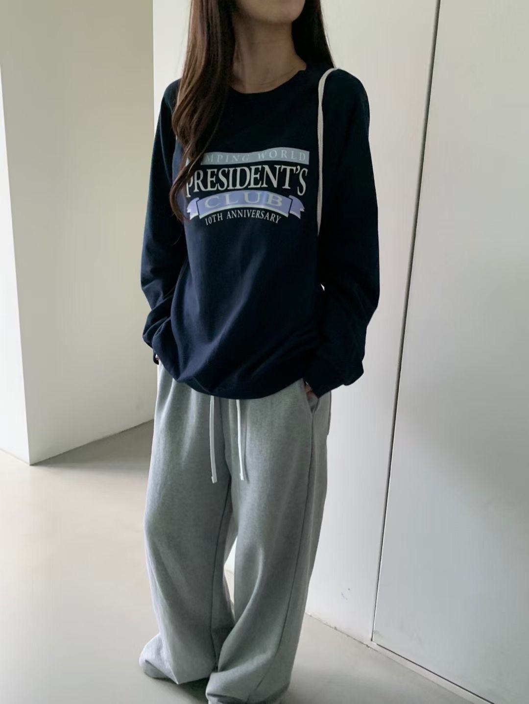 FREELOVE韓國代購㊣女裝新款休閑25秋冬推薦熱賣時尚真品衛衣FREELOVE衛衣圖色2