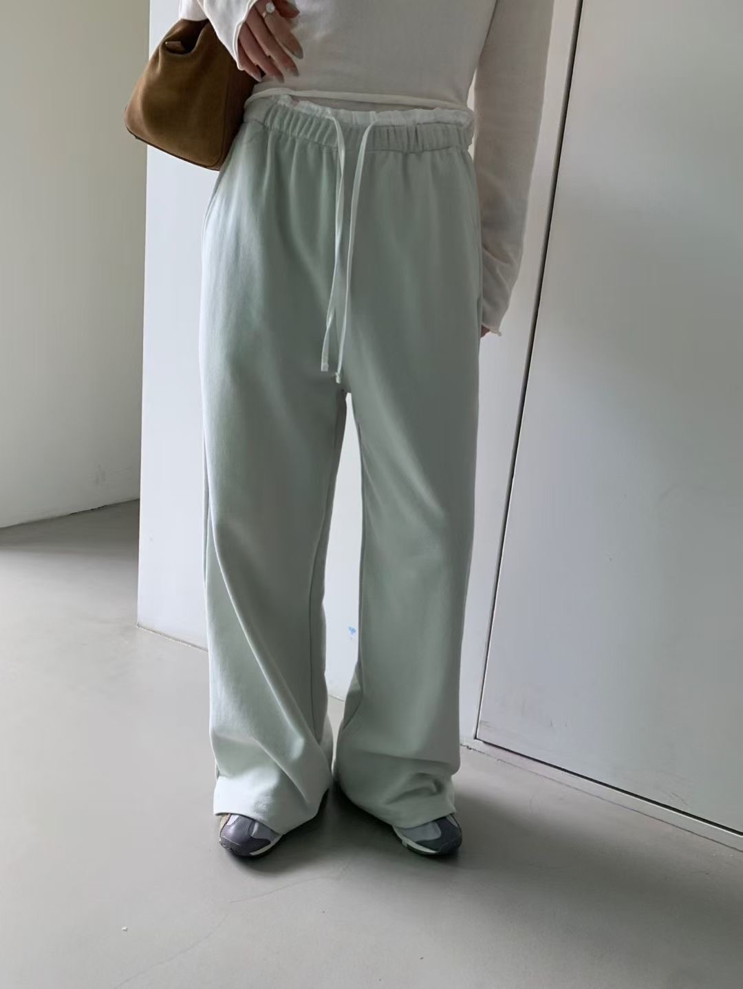 FREELOVE韓國代購㊣女裝新品休閑熱賣真品25秋冬時尚休閑褲FREELOVE休閑褲圖色1
