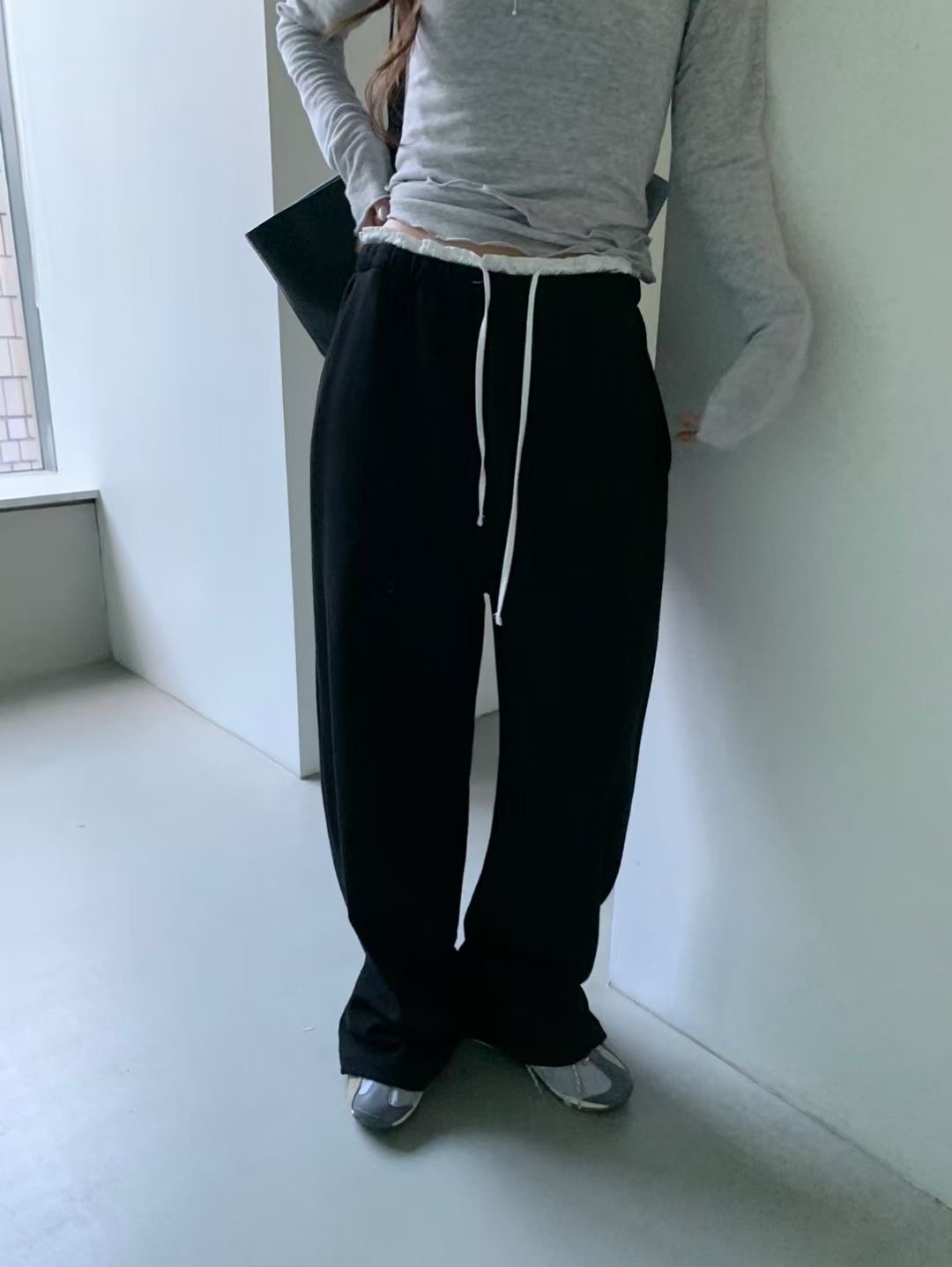 FREELOVE韓國代購㊣女裝新品休閑熱賣真品25秋冬時尚休閑褲FREELOVE休閑褲圖色3