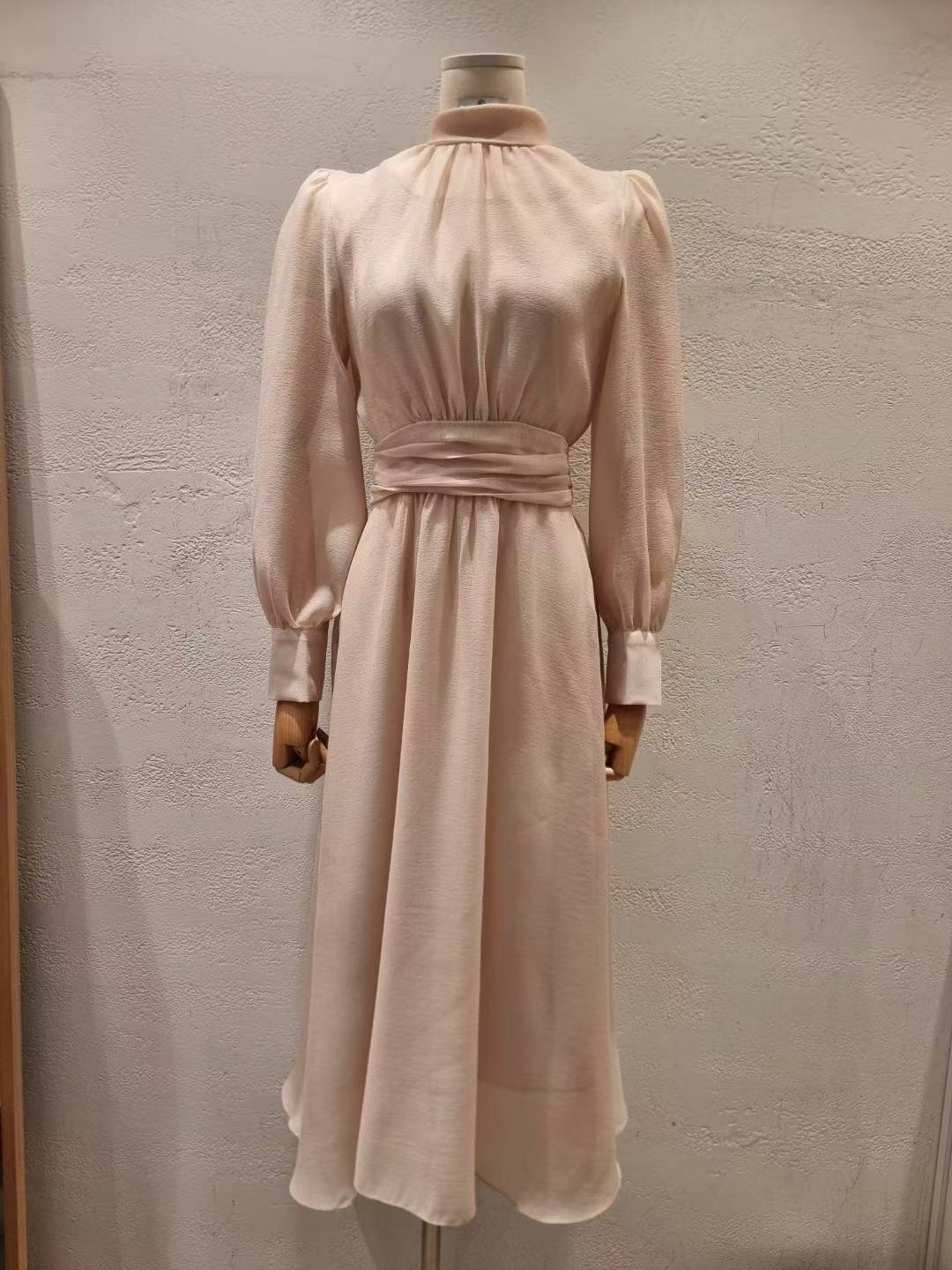 EEYOU韓國代購㊣女裝新款真品休閑職業人氣25秋冬時尚連衣裙EEYOU連衣裙圖色2