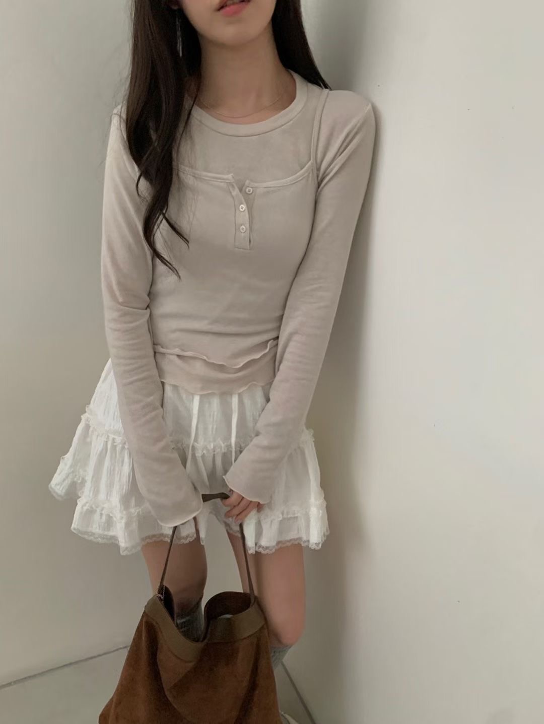 FREELOVE韓國代購㊣女士新品25秋冬時尚真品推薦人氣職業套裝FREELOVE套裝圖色2
