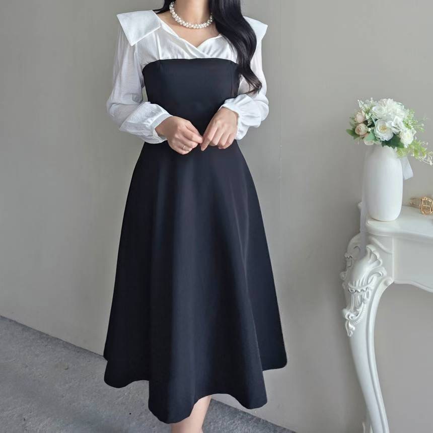 EEYOU韓國直郵㊣女裝新款推薦熱賣真品時尚人氣休閑職業連衣裙EEYOU連衣裙