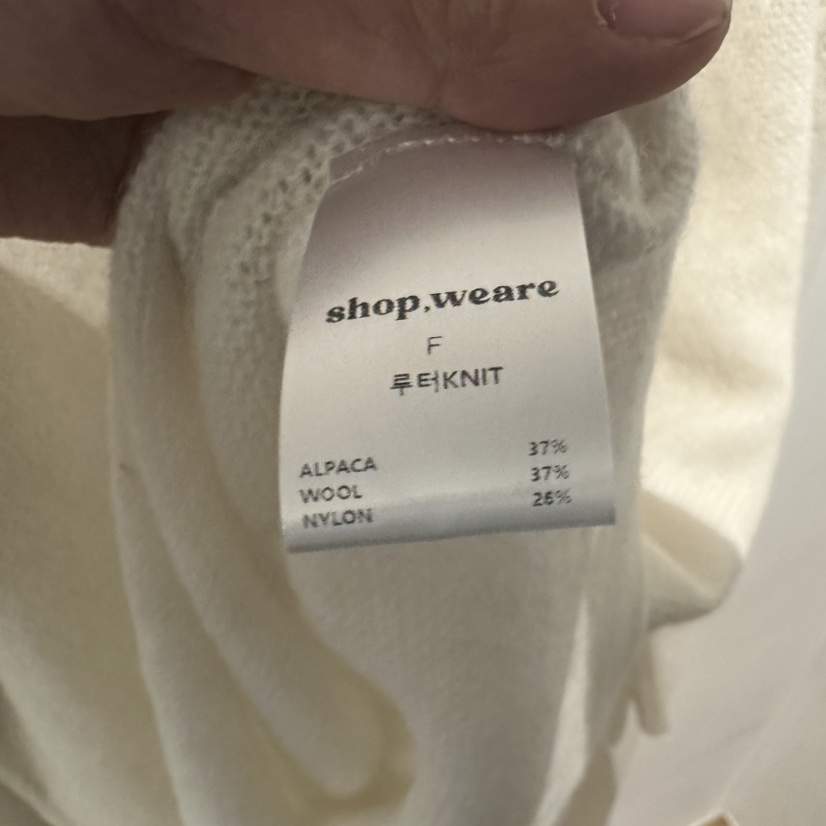 WE ARE/WELOVER東大門㊣代購女士新品時尚真品25秋冬毛衣SHOP_WE ARE毛衣