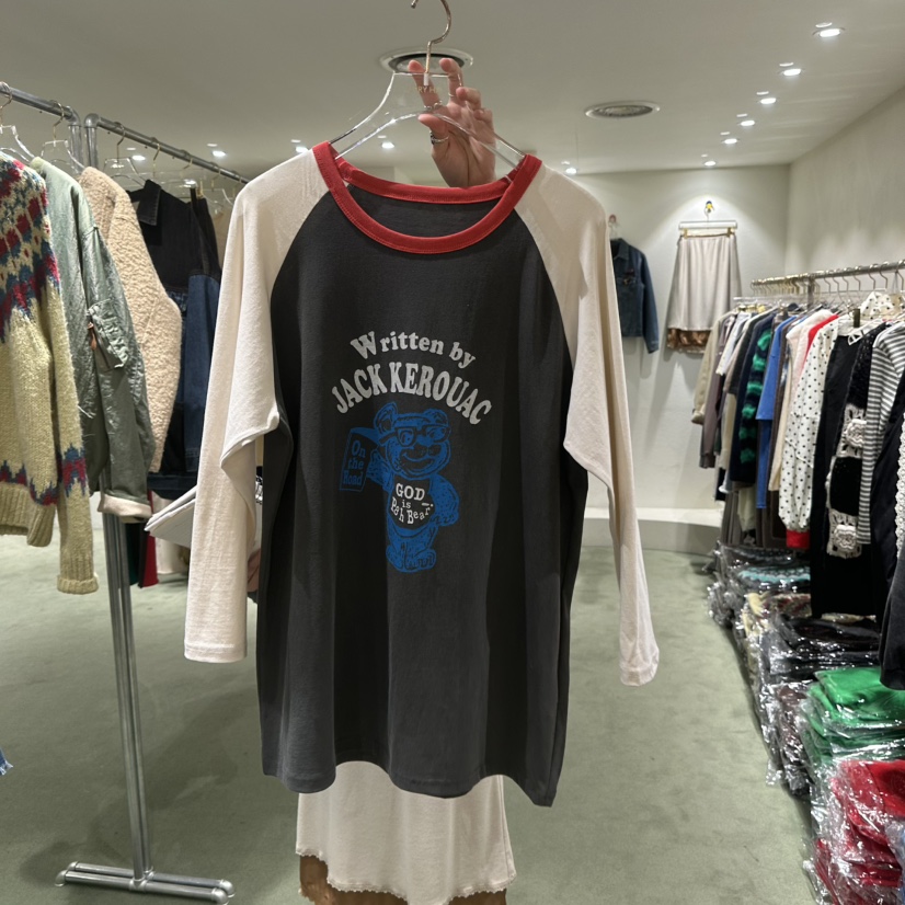 JERRY HALL-P東大門㊣代購女士新款休閑時尚人氣25秋冬長袖T恤JERRY HALL長袖T恤圖色1