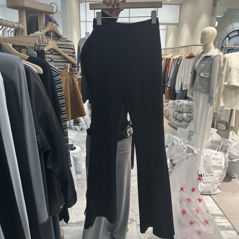 MAGNOLIA36-L東大門㊣代購女士新品時尚休閑職業25秋冬休閑褲MAGNOLIA36-L休閑褲圖色2黑色