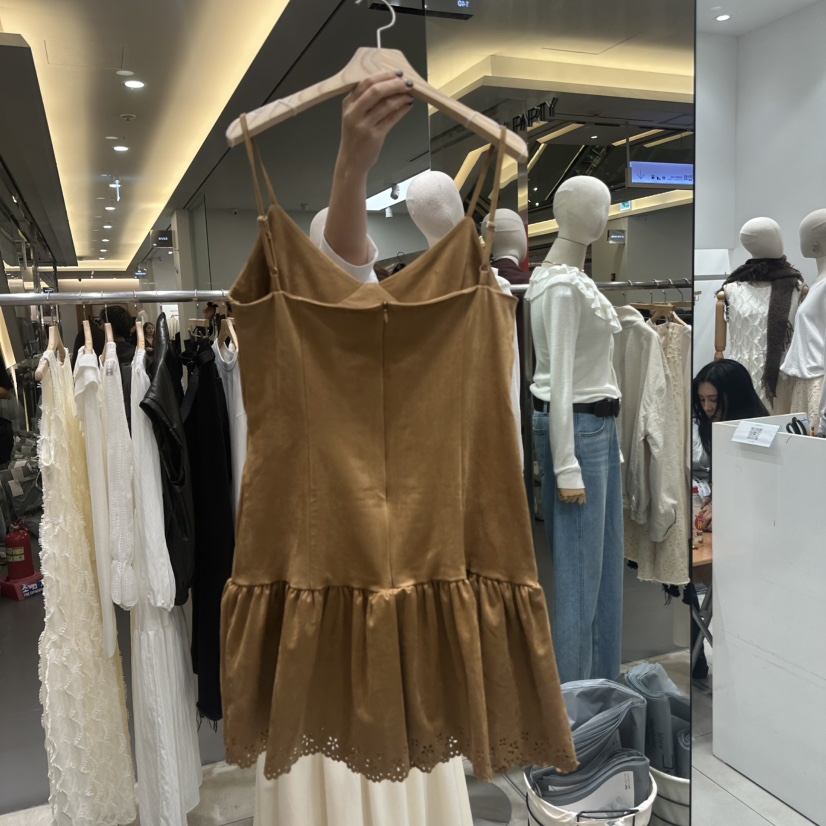 XPARTY韓國代購㊣女裝新品人氣休閑職業推薦熱賣25秋冬連衣裙XPARTY連衣裙
