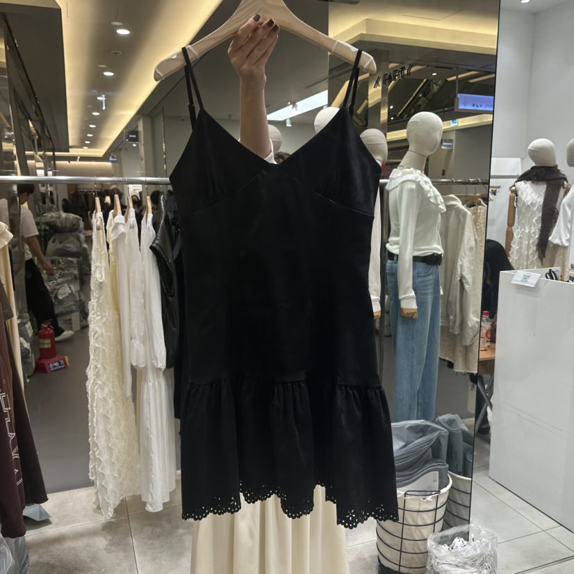 XPARTY韓國代購㊣女裝新品人氣休閑職業推薦熱賣25秋冬連衣裙XPARTY連衣裙圖色2