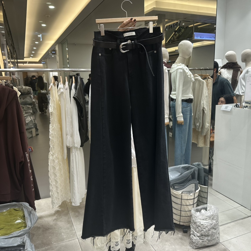 XPARTY韓國直郵㊣女士新款真品休閑熱賣推薦牛仔褲不含腰帶XPARTY牛仔褲