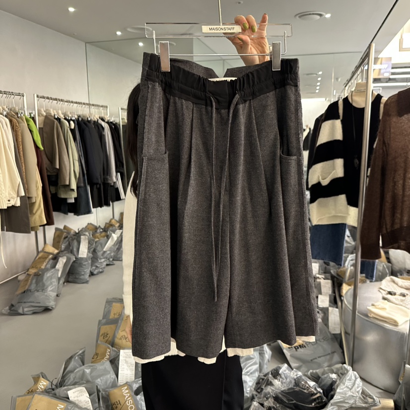 DOUBLE STANDARD/LE SMOKING/MAISONSTAFF韓國代購㊣女裝新品真品短褲MAISONSTAFF短褲圖色1