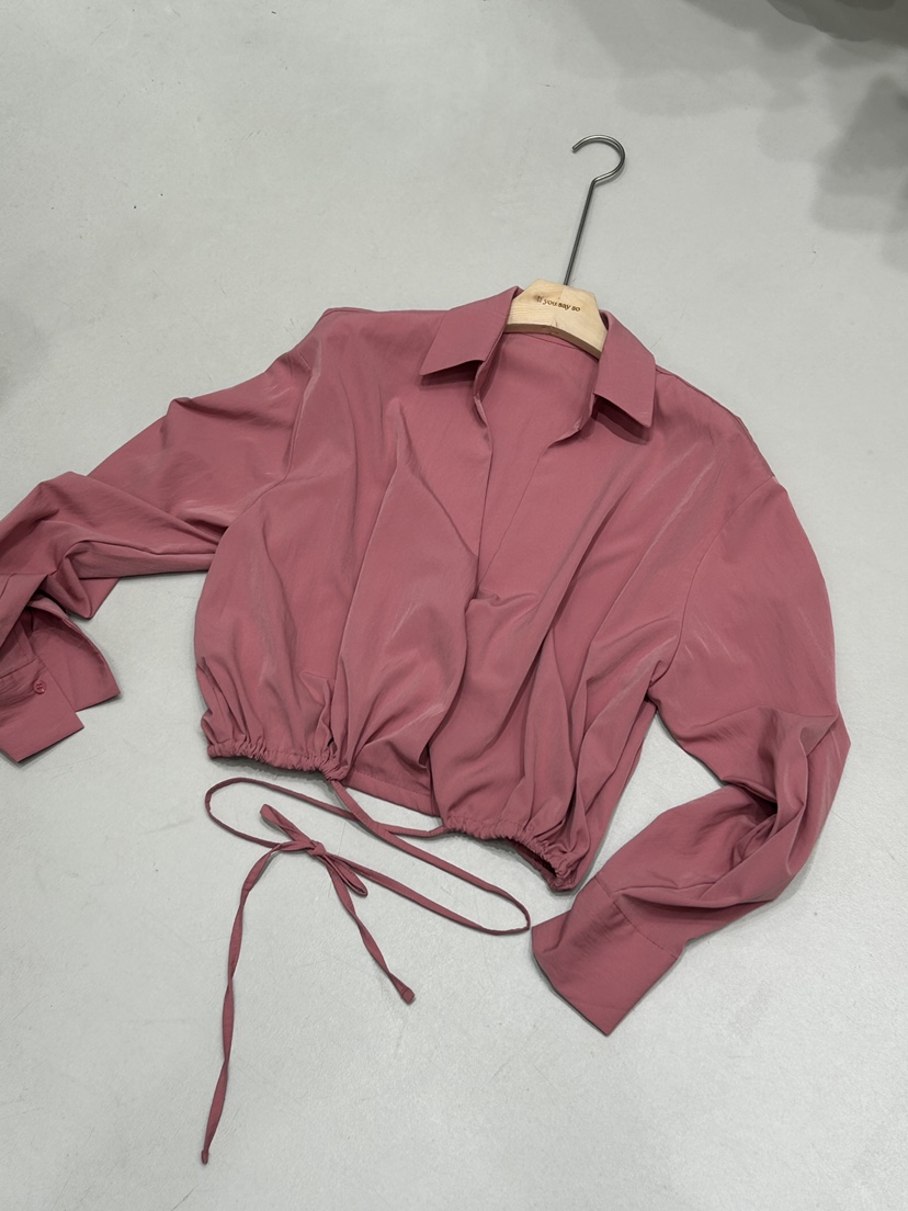 IF YOU SAY SO東大門㊣直郵女裝新品休閑25秋冬襯衫蕾絲衫IF YOU SAY SO襯衫/蕾絲衫圖色1