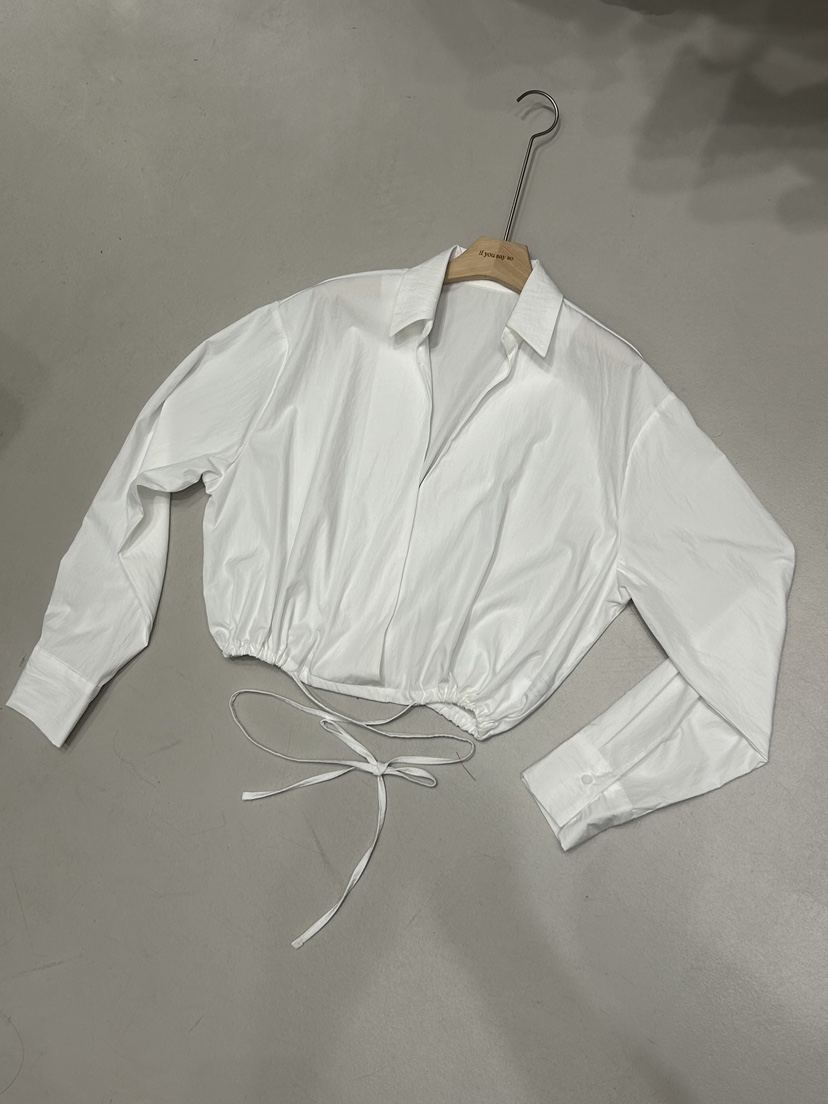 IF YOU SAY SO東大門㊣直郵女裝新品休閑25秋冬襯衫蕾絲衫IF YOU SAY SO襯衫/蕾絲衫圖色3
