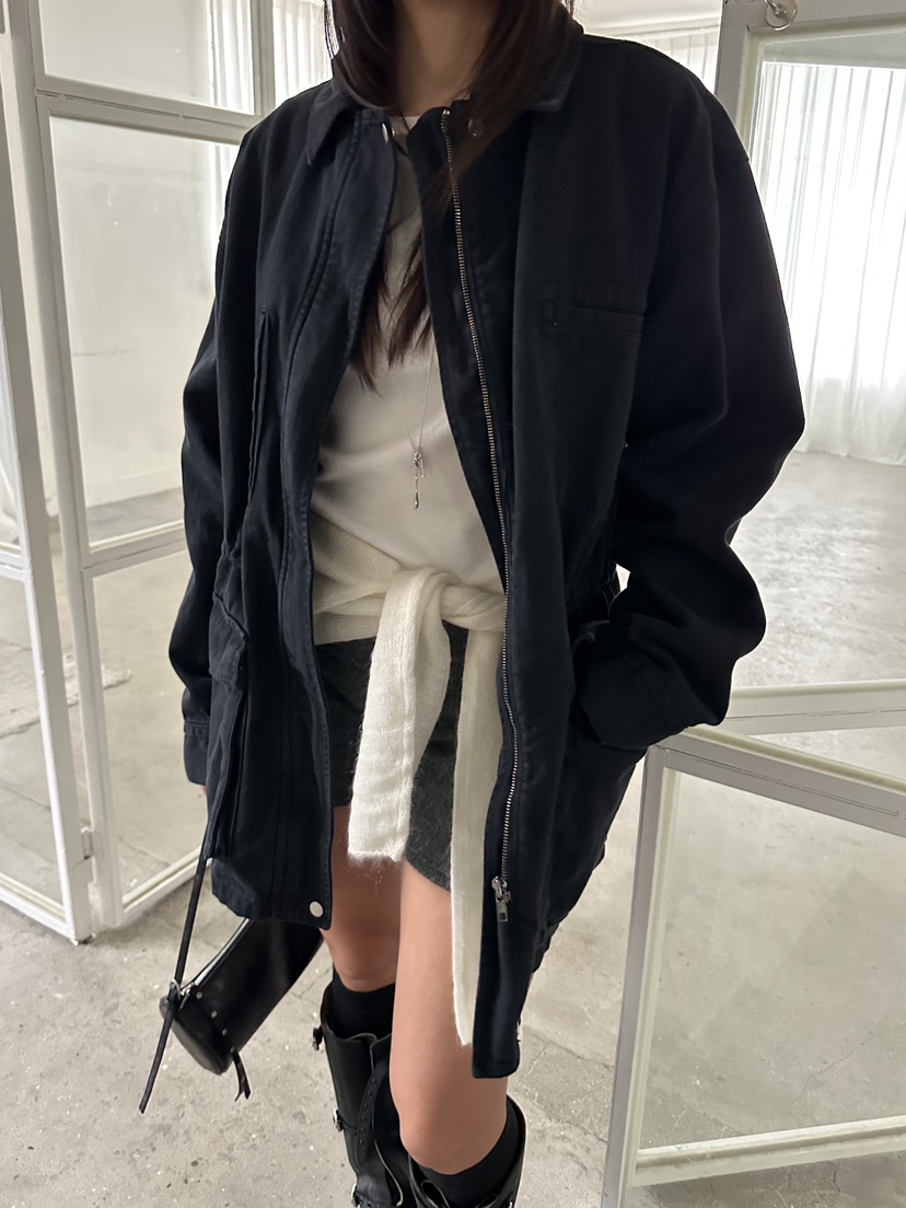 ACME韓國代購㊣女裝新款25秋冬推薦人氣休閑時尚熱賣真品夾克ACME夾克