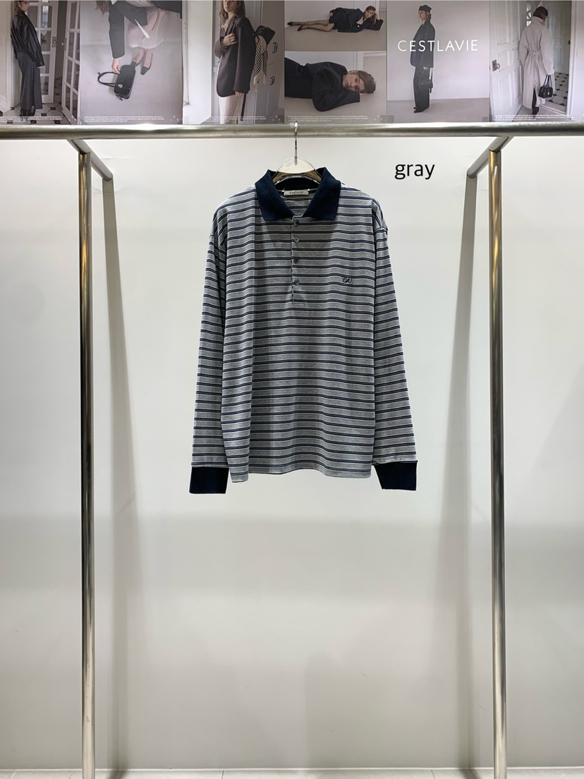 CESTLAVIE東大門㊣直郵女士新款職業人氣休閑時尚長袖T恤刺繡CESTLAVIE長袖T恤圖色2