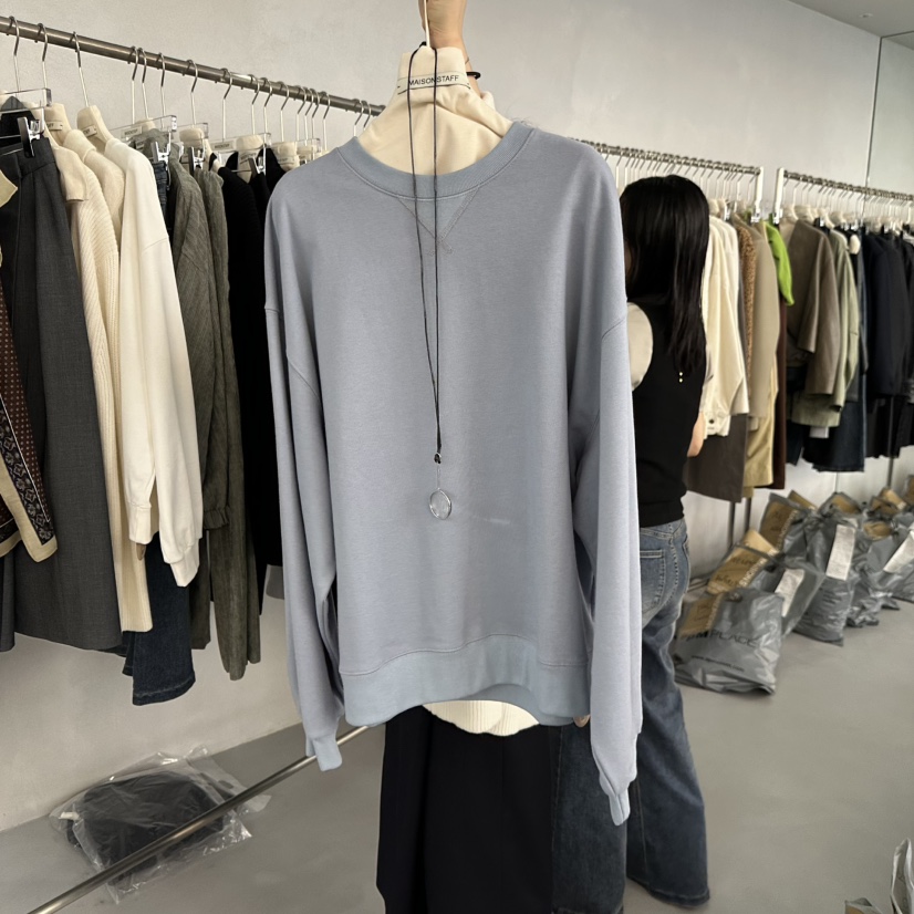 DOUBLE STANDARD/LE SMOKING/MAISONSTAFF東大門㊣代購女裝新品時尚衛衣MAISONSTAFF衛衣圖色2