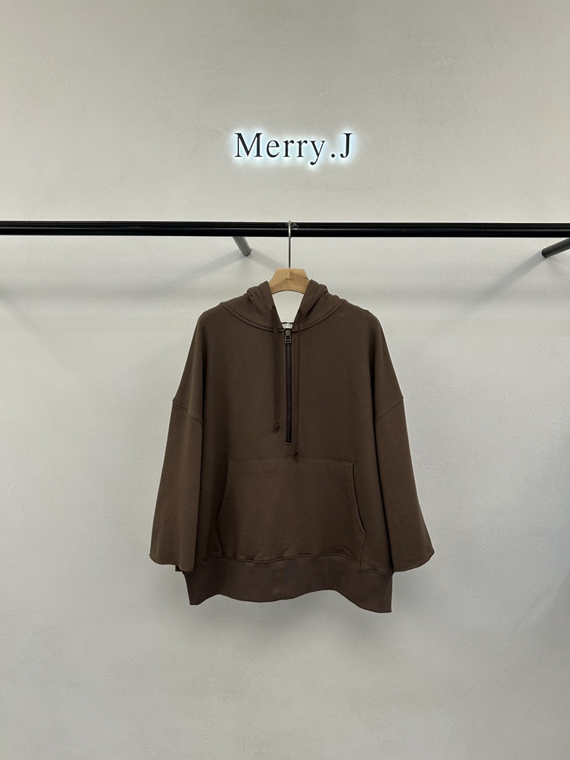 MERRY-J東大門㊣直郵女裝新款人氣推薦25秋冬熱賣衛衣兜帽MERRY-J衛衣圖色1