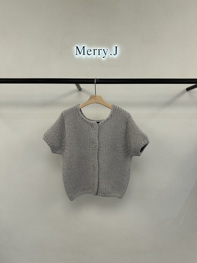 MERRY-J東大門㊣代購女士新品時尚熱賣真品推薦針織衫開襟衫MERRY-J針織衫圖色1