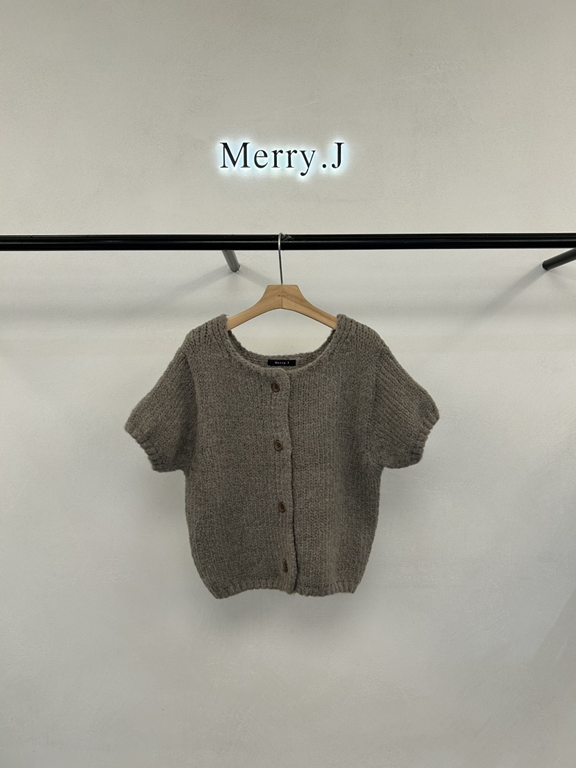 MERRY-J東大門㊣代購女士新品時尚熱賣真品推薦針織衫開襟衫MERRY-J針織衫圖色3