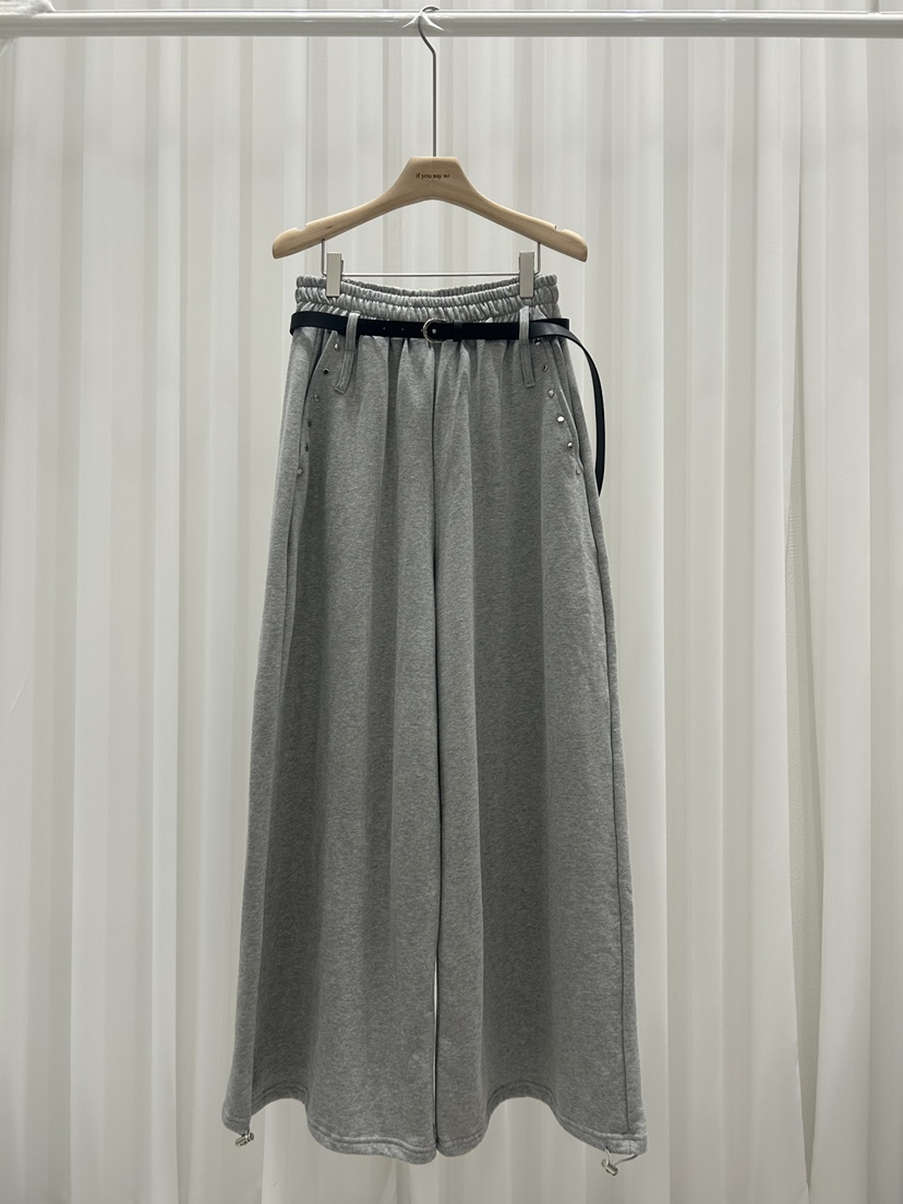 IF YOU SAY SO韓國直郵㊣女裝新品25秋冬人氣休閑褲含腰帶IF YOU SAY SO休閑褲圖色3