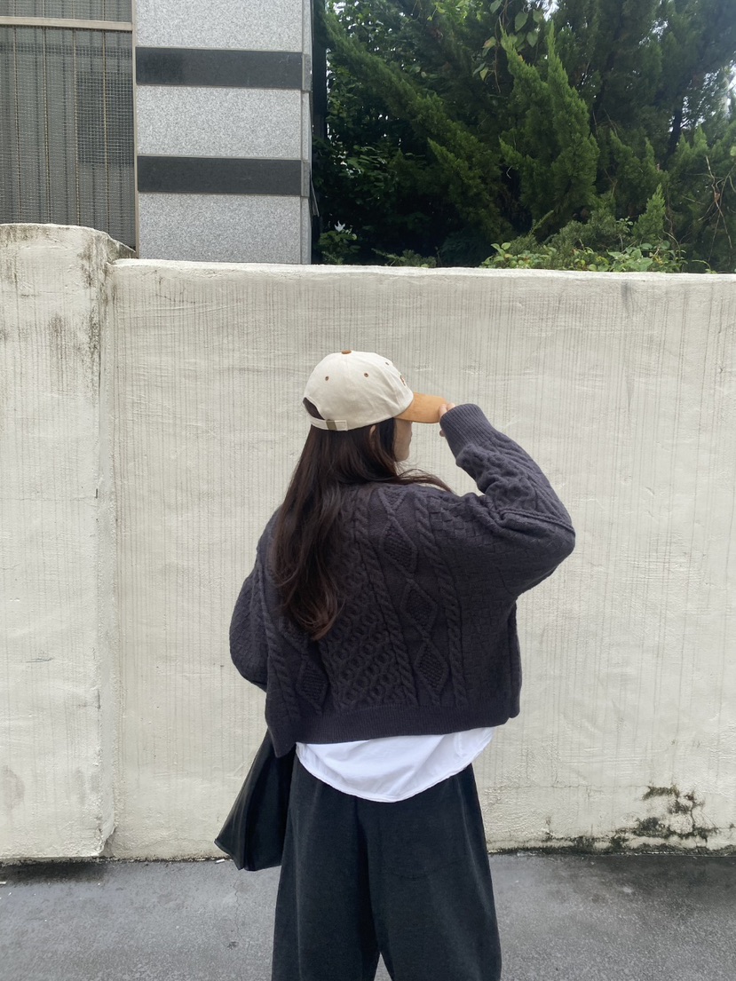YESFREE韓國直郵㊣女士新款人氣熱賣25秋冬職業休閑針織衫開衫YESFREE針織衫
