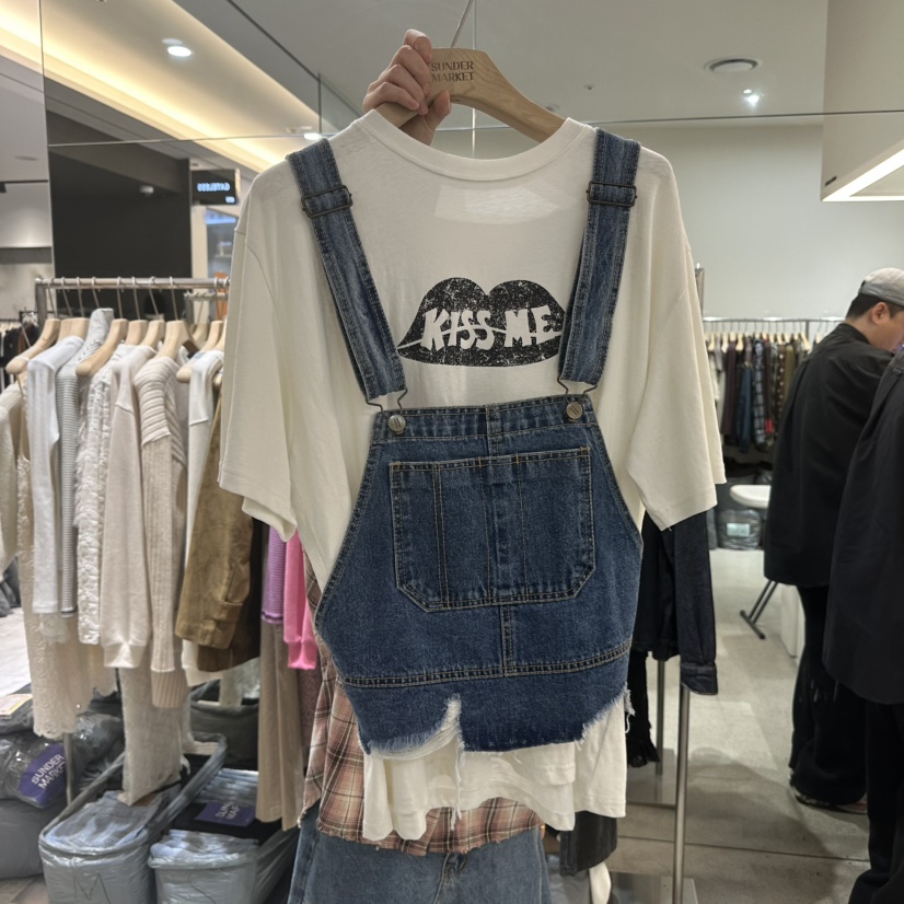 SUNDER MARKET東大門㊣直郵女士新款職業吊帶背心不含內搭SUNDER MARKET吊帶/背心圖色1
