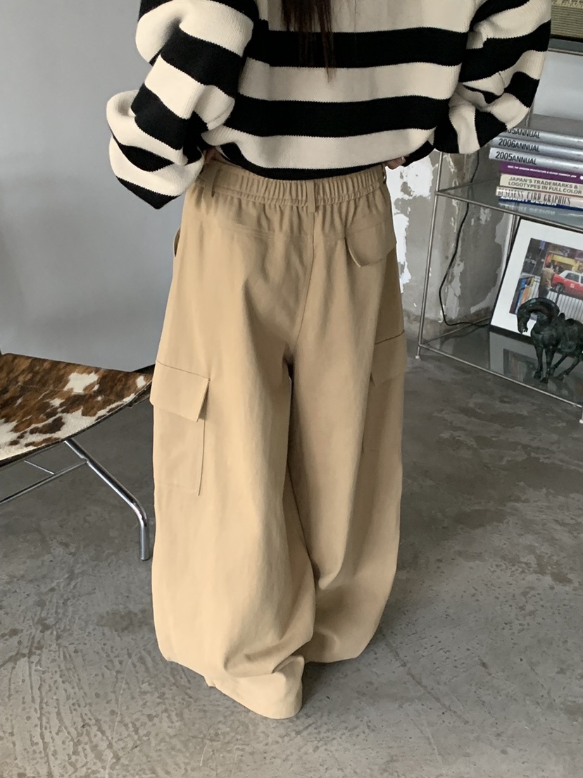RIVER RAIN東大門㊣實拍女裝新款推薦職業熱賣休閑褲工裝褲RIVER RAIN休閑褲