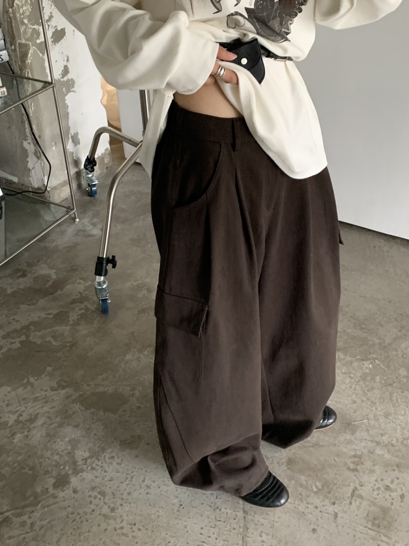 RIVER RAIN東大門㊣實拍女裝新款推薦職業熱賣休閑褲工裝褲RIVER RAIN休閑褲