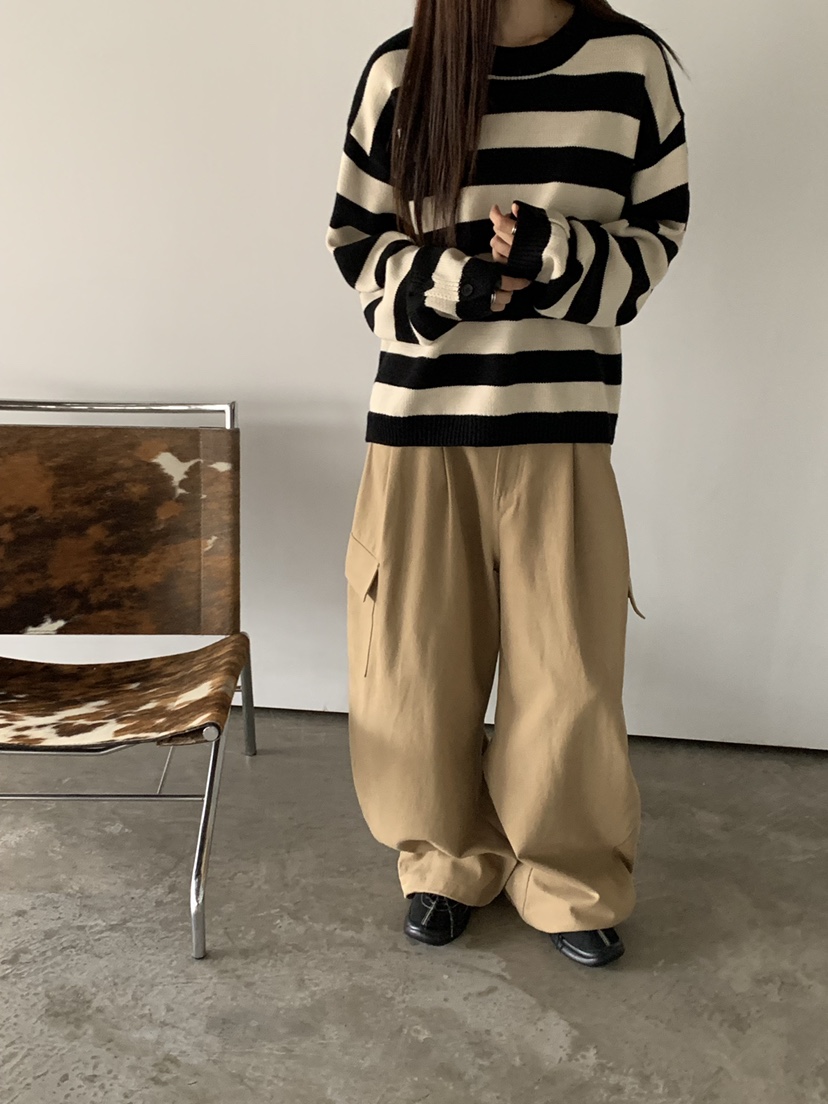 RIVER RAIN東大門㊣實拍女裝新款推薦職業熱賣休閑褲工裝褲RIVER RAIN休閑褲