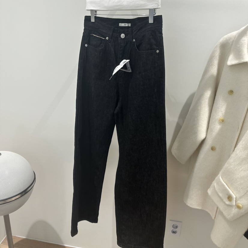AGO韓國代購㊣女裝新品真品人氣職業熱賣休閑時尚推薦牛仔褲AGO牛仔褲圖色1