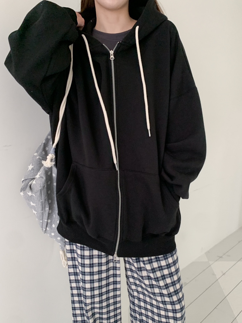 YES東大門㊣實拍女士新品推薦職業25秋冬休閑時尚夾克拉鏈加絨YES夾克