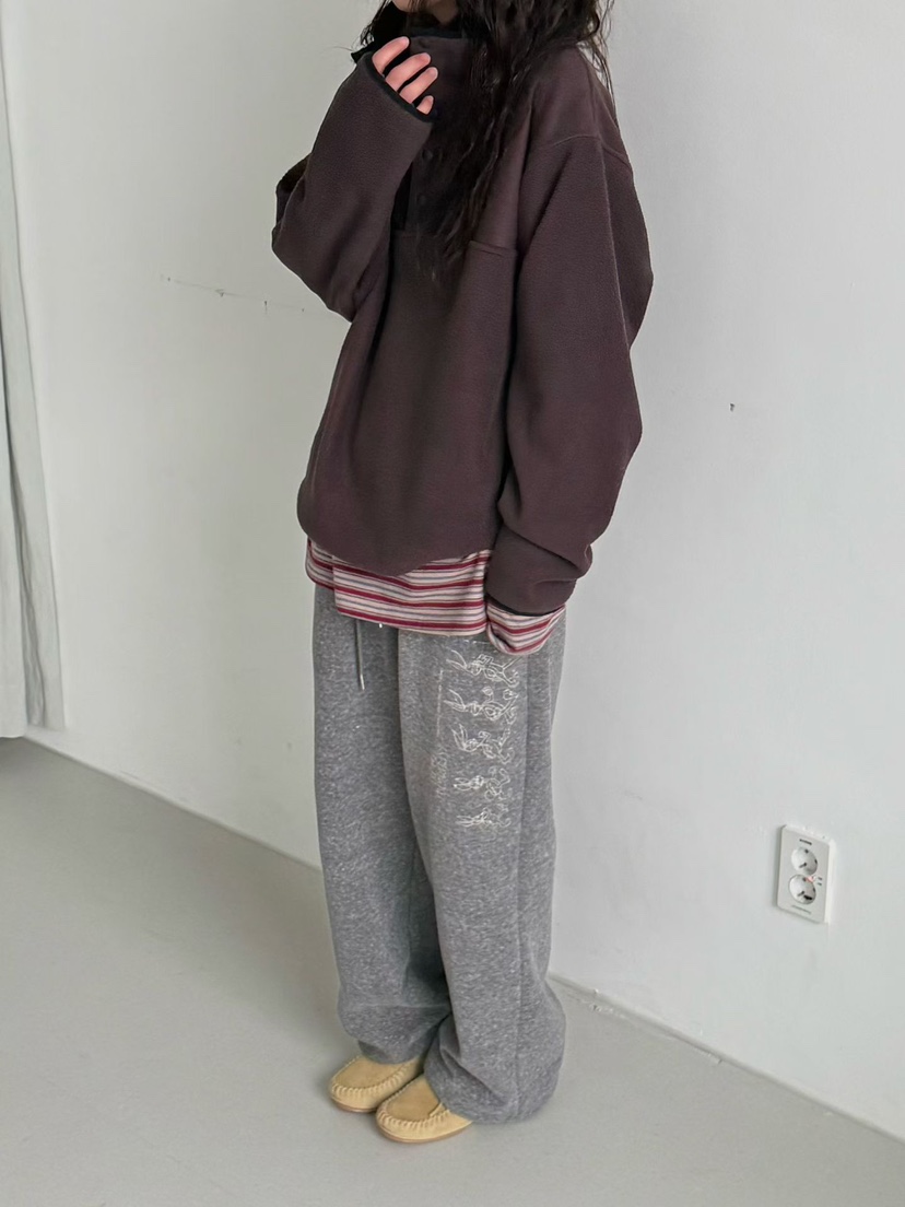 MINIMUZE韓國直郵㊣女士新品真品推薦休閑職業25秋冬衛衣羊毛MINIMUZE衛衣