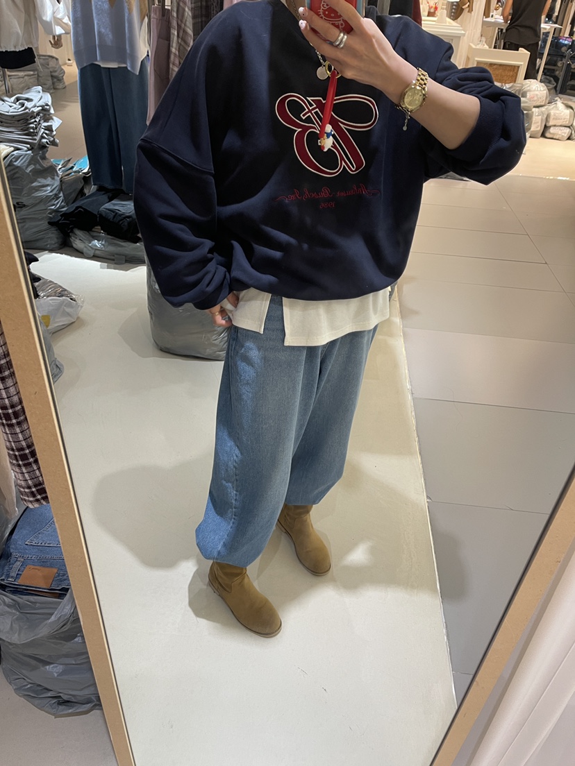 BOUND.A東大門㊣直郵女裝新品熱賣25秋冬推薦休閑職業長袖T恤BOUND.A長袖T恤