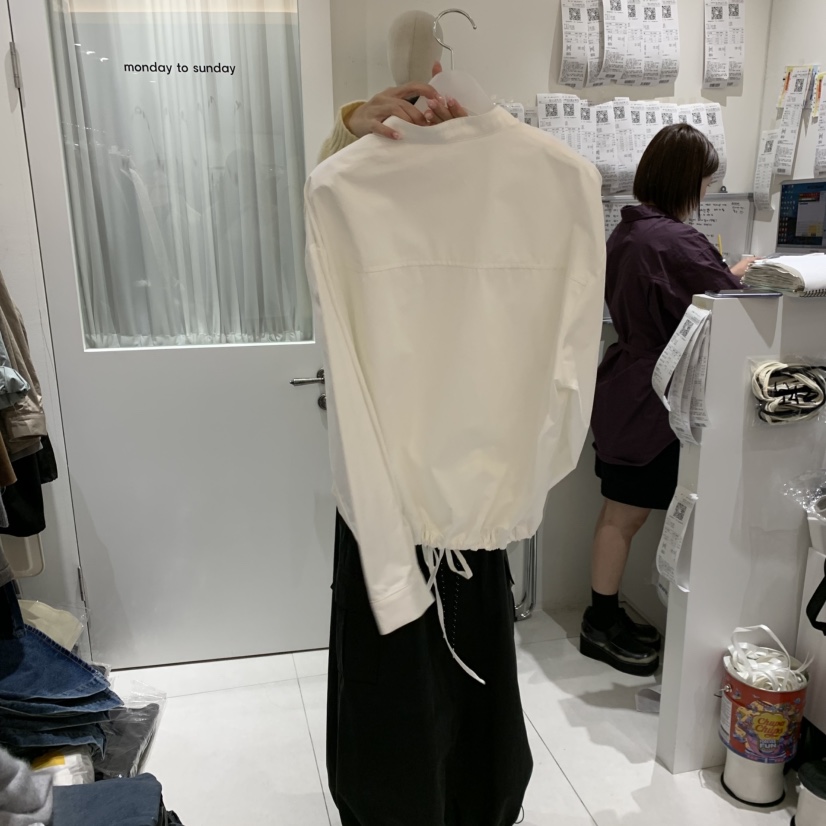 MONDAY TO SUNDAY東大門㊣實拍女裝新品休閑職業襯衫蕾絲衫MONDAY TO SUNDAY襯衫/蕾絲衫