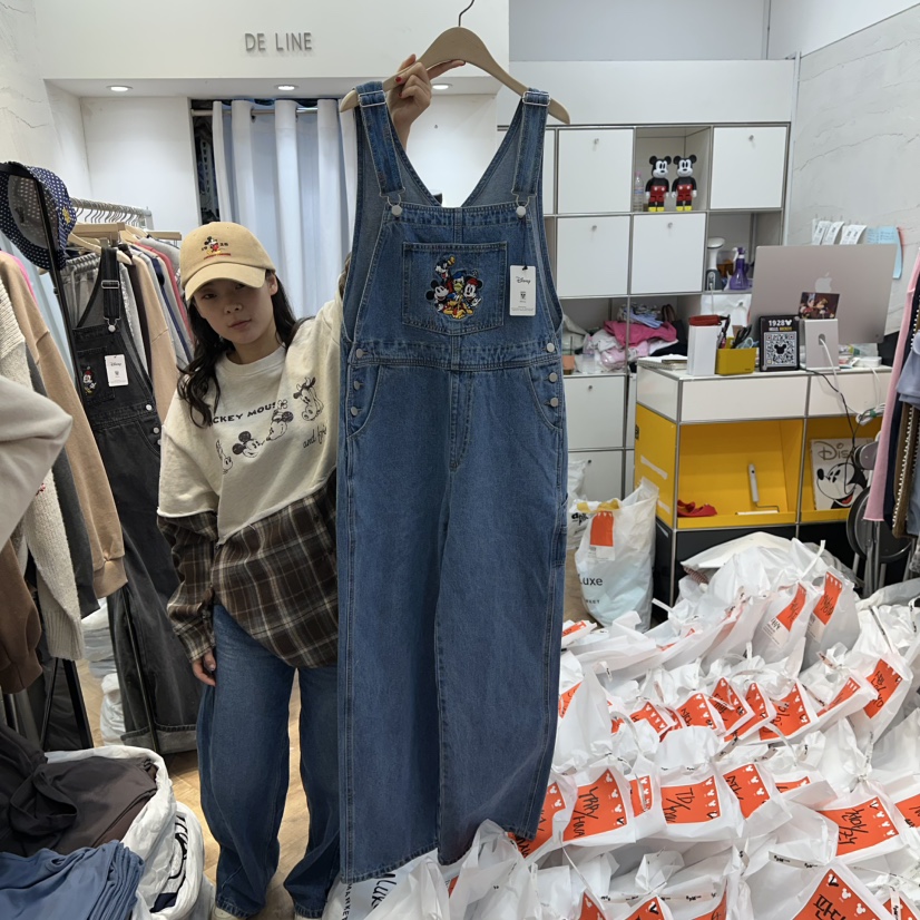 DE LINE東大門㊣實拍女裝新品熱賣職業人氣真品推薦背帶褲DE LINE背帶褲圖色1