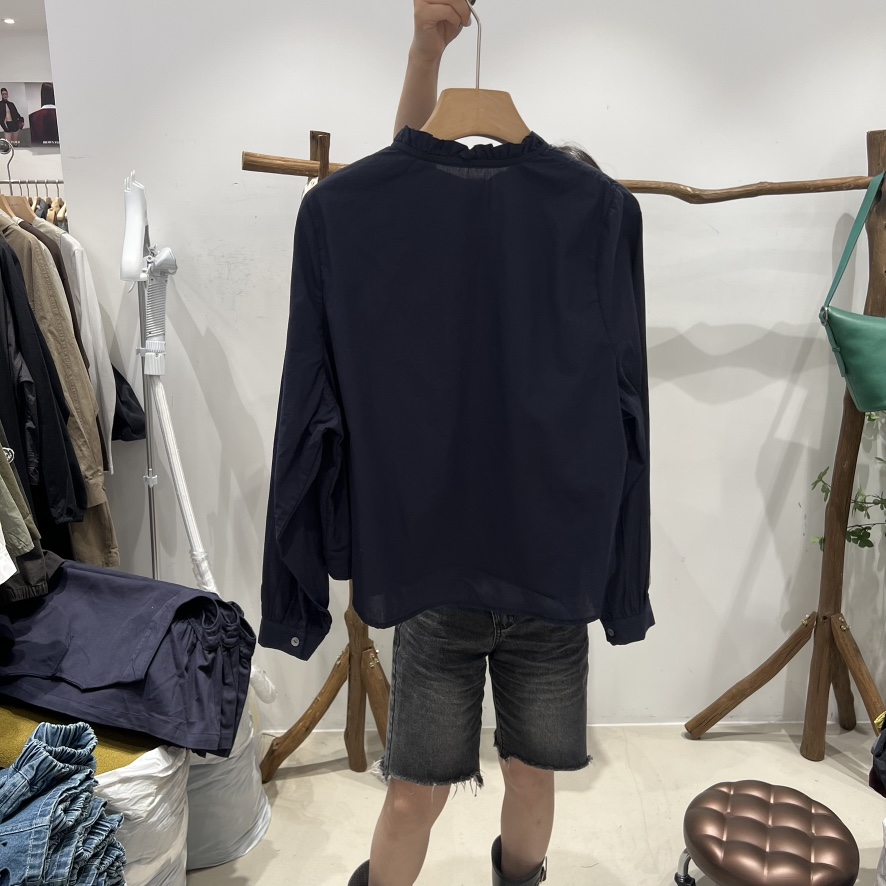 BLOOM東大門㊣代購女裝新款時尚休閑職業推薦人氣襯衫蕾絲衫BLOOM-S襯衫/蕾絲衫