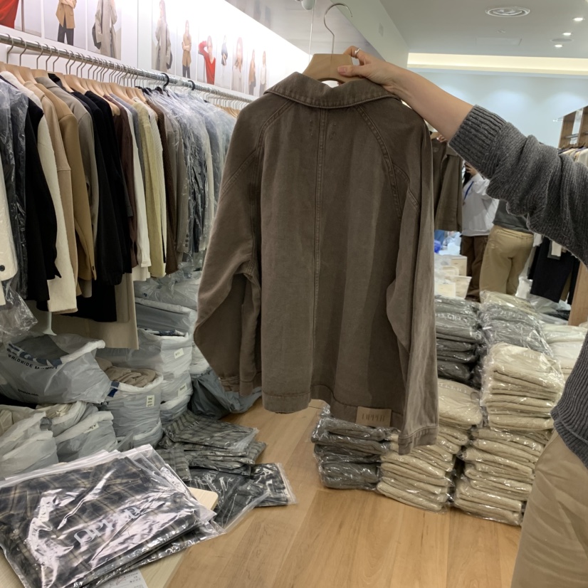 OP PER東大門㊣實拍女裝新品推薦人氣休閑真品25秋冬職業夾克OPPER-simplebeige夾克