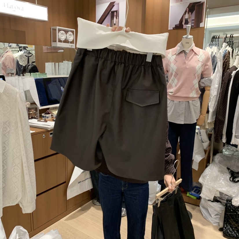 OGI東大門㊣代購女裝新款25秋冬休閑真品職業人氣熱賣時尚短褲FLat OGI短褲