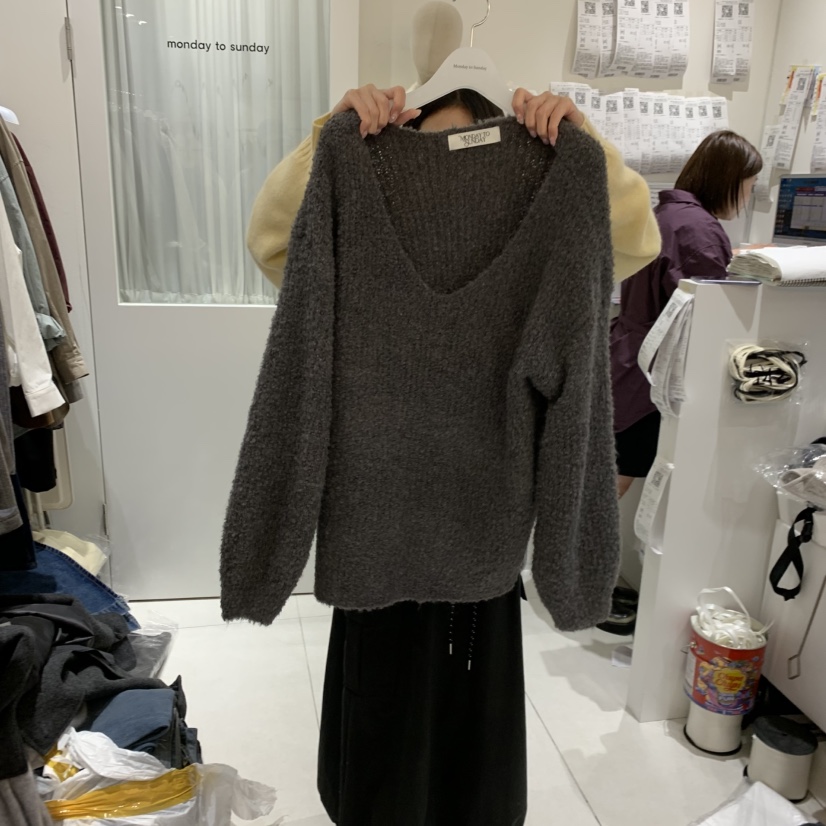 MONDAY TO SUNDAY東大門㊣實拍女裝新品時尚休閑25秋冬針織衫MONDAY TO SUNDAY針織衫圖色2